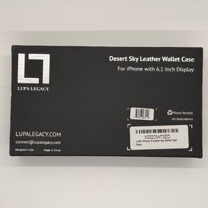 Lula Legacy Desert Sky Leather Wallet Case for iPhone 12 (6.1 Inch)